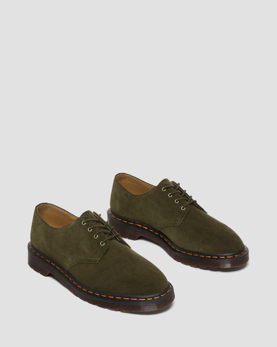 Dr Martens Smiths Repello Süet Elbise Erkek Oxford Ayakkabı Zeytin Yeşili  Türkiye |  72031-ETXD