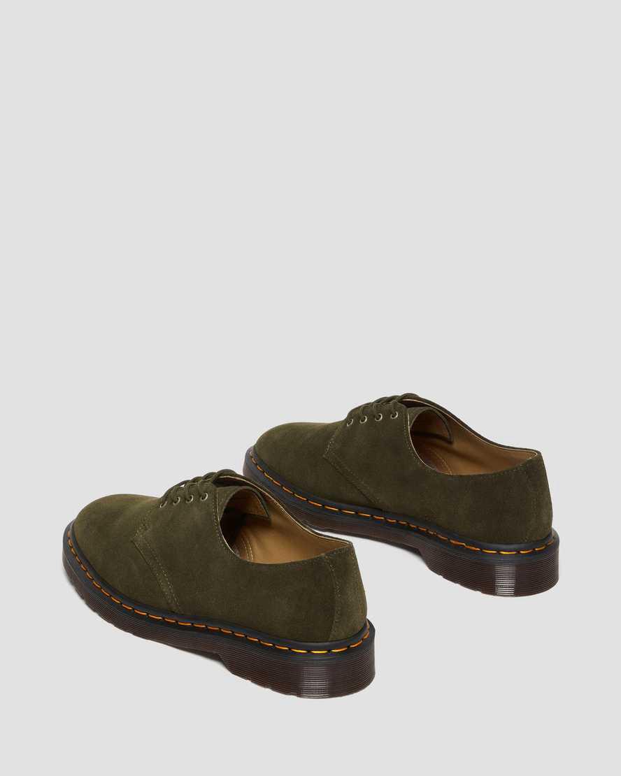 Dr Martens Smiths Repello Süet Elbise Erkek Oxford Ayakkabı Zeytin Yeşili  Türkiye |  72031-ETXD