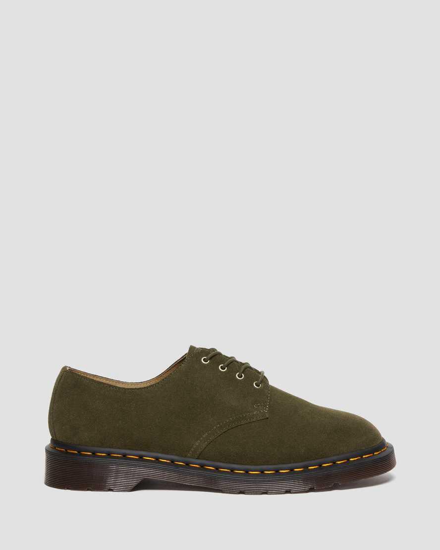 Dr Martens Smiths Repello Süet Elbise Erkek Oxford Ayakkabı Zeytin Yeşili  Türkiye |  72031-ETXD