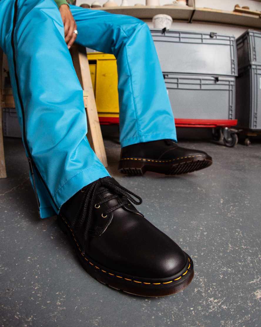 Dr Martens Smiths Vintage Smooth Deri Elbise Erkek Oxford Ayakkabı Siyah  Türkiye |  12506-XGQO