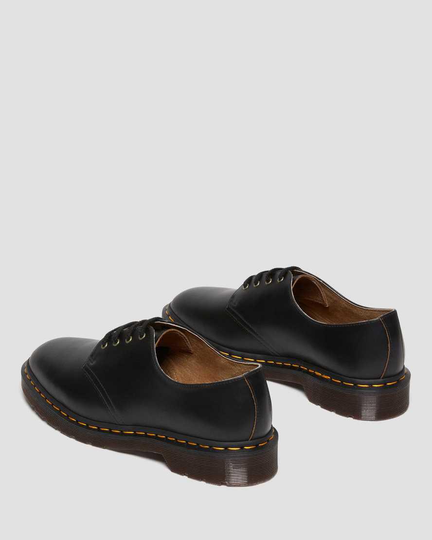 Dr Martens Smiths Vintage Smooth Deri Elbise Erkek Oxford Ayakkabı Siyah  Türkiye |  12506-XGQO