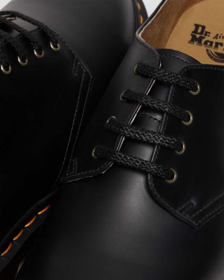 Dr Martens Smiths Vintage Smooth Deri Elbise Erkek Oxford Ayakkabı Siyah  Türkiye |  12506-XGQO