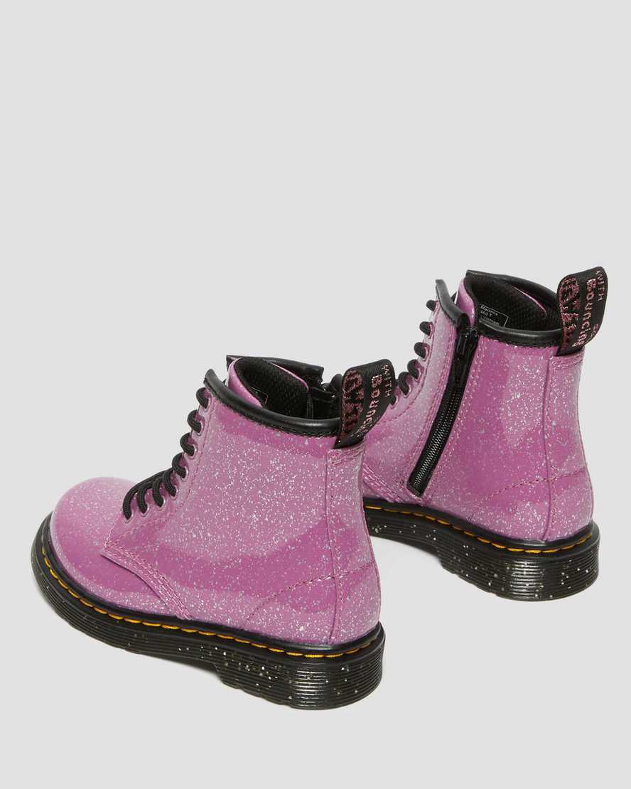 Dr Martens Toddler 1460 Glitter Çocuk Bağcıklı Bot Pembe  Türkiye |  05631-DIOV
