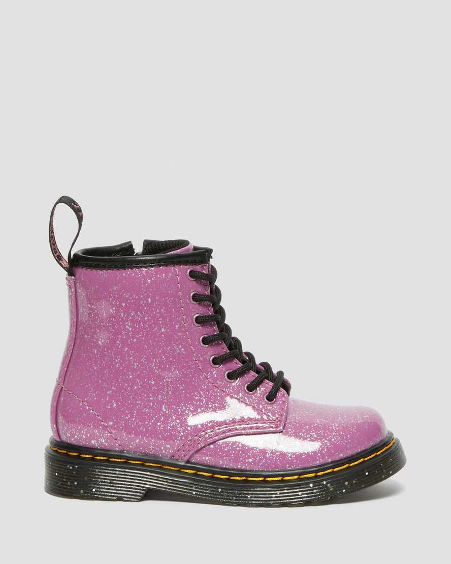 Dr Martens Toddler 1460 Glitter Çocuk Bağcıklı Bot Pembe  Türkiye |  05631-DIOV