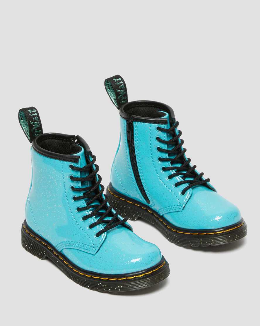 Dr Martens Toddler 1460 Glitter Çocuk Bağcıklı Bot Turkuaz  Türkiye |  76982-MYHS
