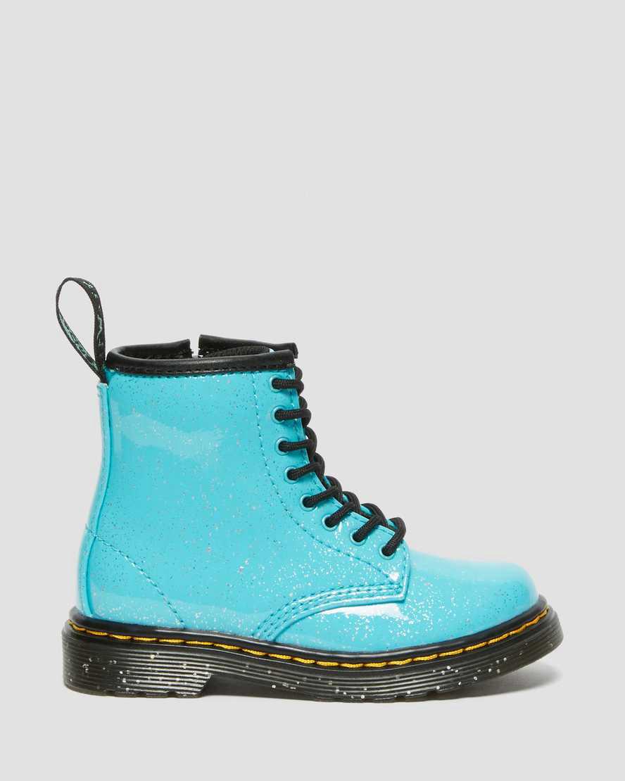 Dr Martens Toddler 1460 Glitter Çocuk Bağcıklı Bot Turkuaz  Türkiye |  76982-MYHS