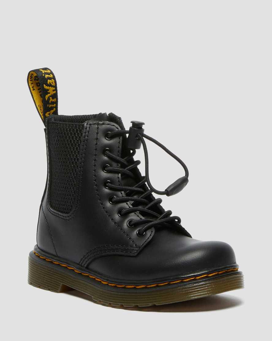 Dr Martens Toddler 1460 Harper Deri Çocuk Bot Siyah  Türkiye |  31586-GORI