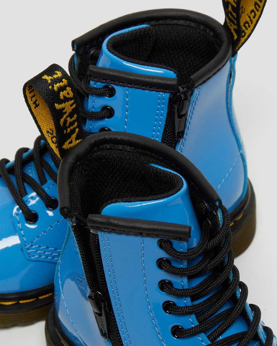 Dr Martens Toddler 1460 Rugan Deri Çocuk Bağcıklı Bot Mavi  Türkiye |  69372-KLMT