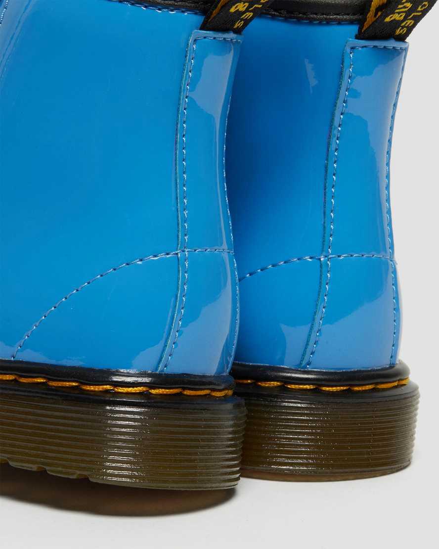 Dr Martens Toddler 1460 Rugan Deri Çocuk Bağcıklı Bot Mavi  Türkiye |  69372-KLMT