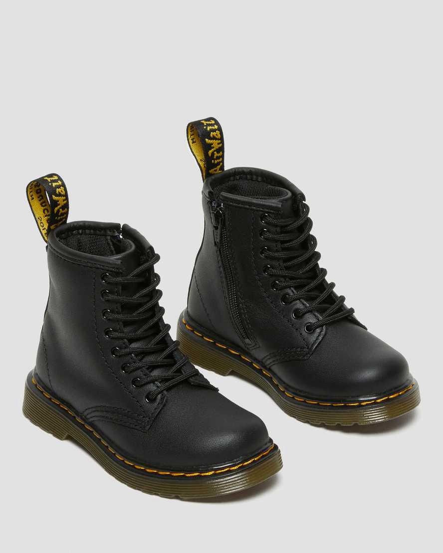 Dr Martens Toddler 1460 Softy T Deri Çocuk Bağcıklı Bot Siyah  Türkiye |  57961-OXMD