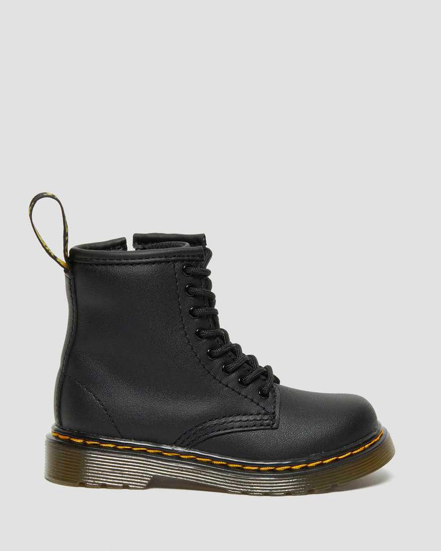Dr Martens Toddler 1460 Softy T Deri Çocuk Bağcıklı Bot Siyah  Türkiye |  57961-OXMD
