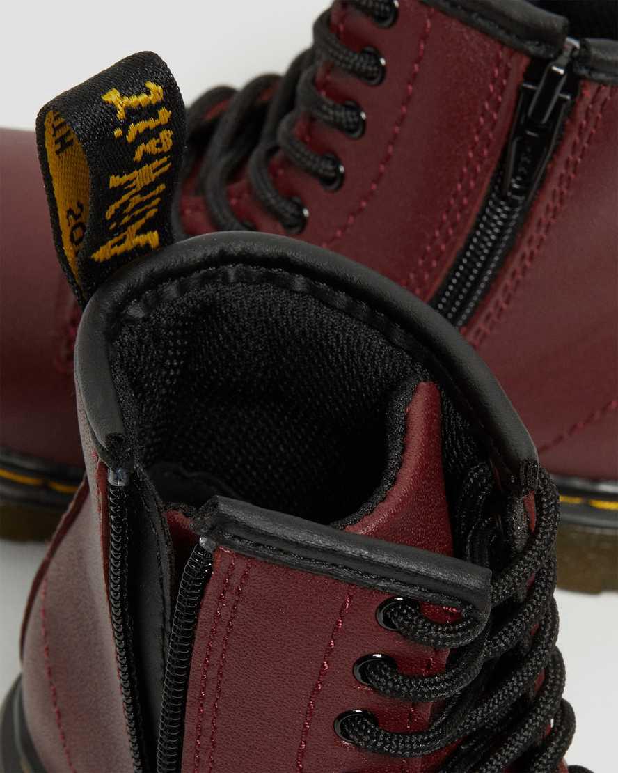Dr Martens Toddler 1460 Softy T Deri Çocuk Bağcıklı Bot Kırmızı  Türkiye |  70853-PDFV