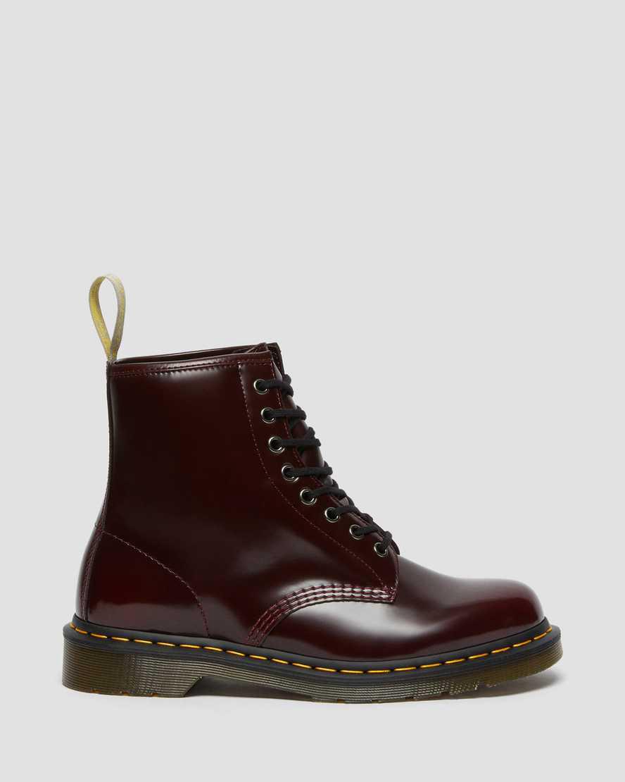 Dr Martens Vegan 1460 Dantel Up Erkek Bilek Boy Bot Kırmızı  Türkiye |  96304-RFTB