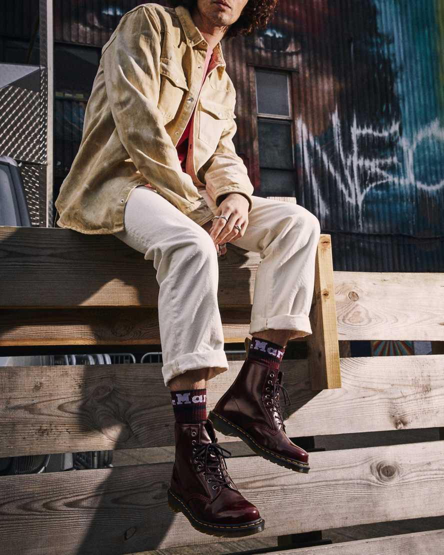 Dr Martens Vegan 1460 Kadın Bağcıklı Bot Kırmızı  Türkiye |  56079-AVCM