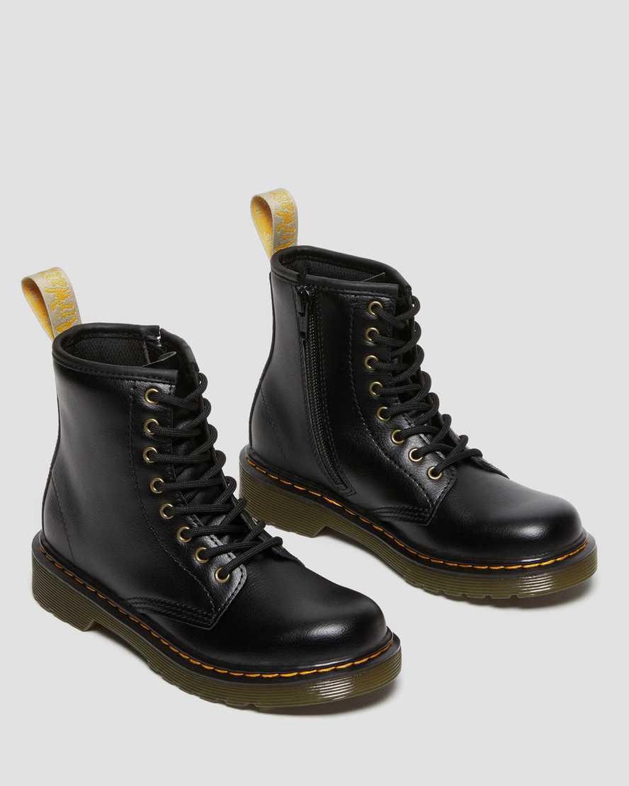 Dr Martens Vegan Junior 1460 Çocuk Bağcıklı Bot Siyah  Türkiye |  28159-KZFS