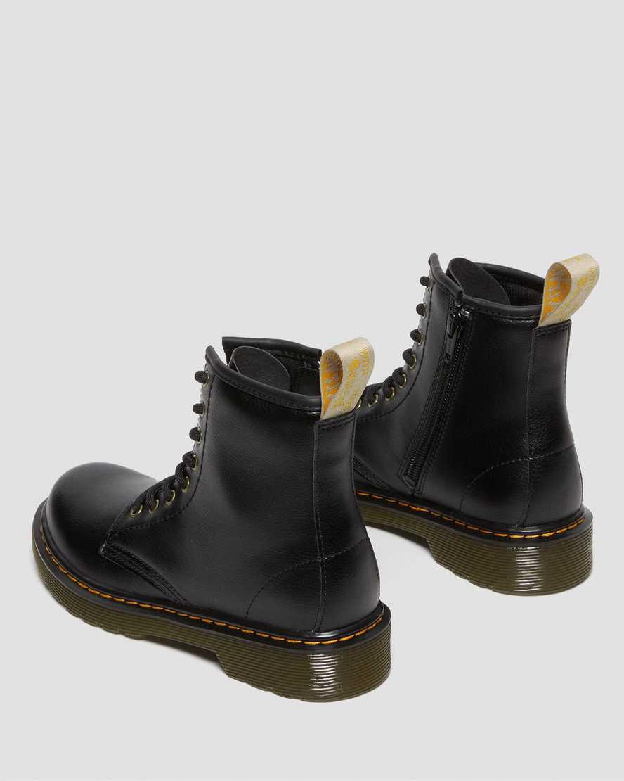 Dr Martens Vegan Junior 1460 Çocuk Bağcıklı Bot Siyah  Türkiye |  28159-KZFS