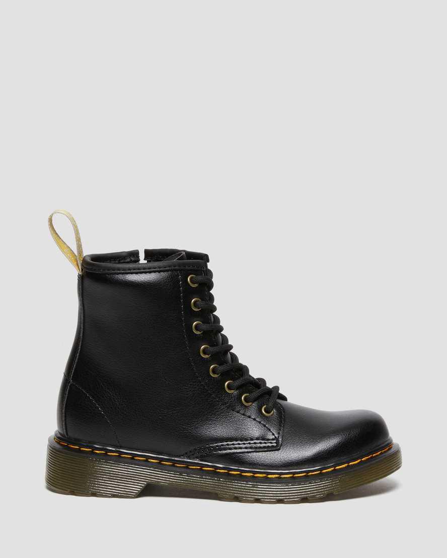 Dr Martens Vegan Junior 1460 Çocuk Bağcıklı Bot Siyah  Türkiye |  28159-KZFS