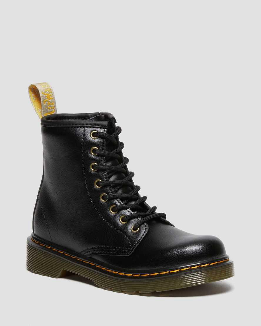 Dr Martens Vegan Junior 1460 Çocuk Bağcıklı Bot Siyah  Türkiye |  28159-KZFS