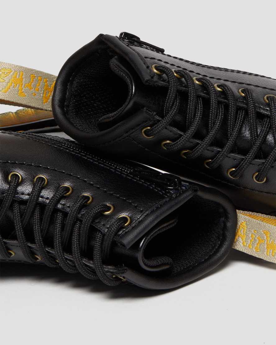 Dr Martens Vegan Toddler 1460 Çocuk Bağcıklı Bot Siyah  Türkiye |  10536-HLNT