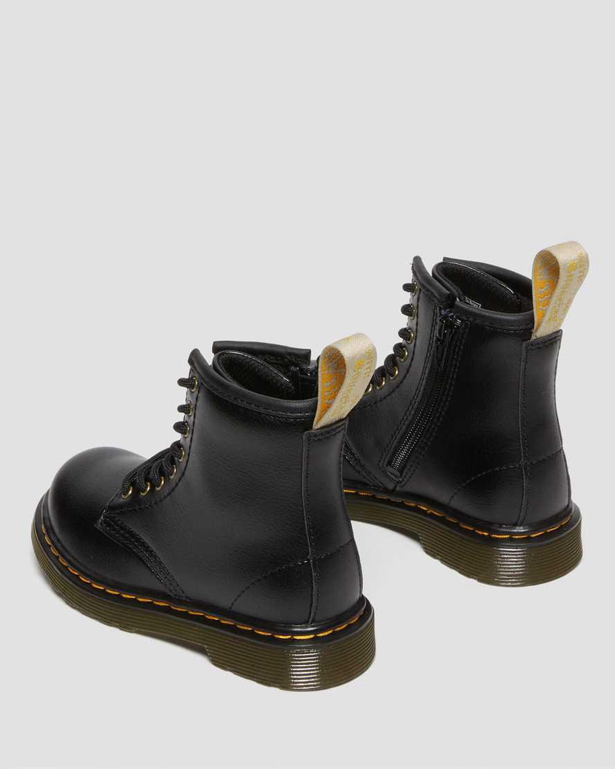 Dr Martens Vegan Toddler 1460 Çocuk Bağcıklı Bot Siyah  Türkiye |  10536-HLNT
