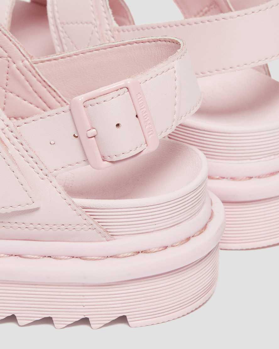 Dr Martens Voss Deri Askılı Kadın Gladyatör Sandalet Pembe  Türkiye |  48563-KWRZ