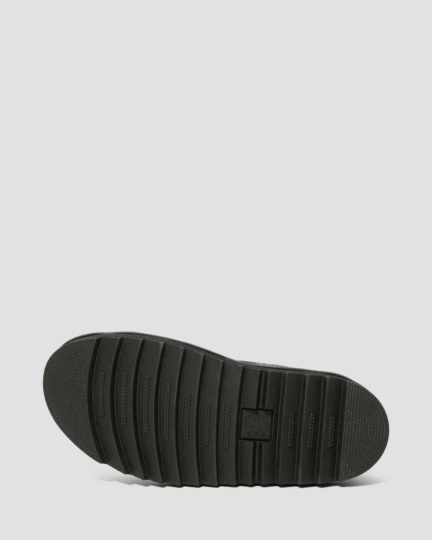 Dr Martens Voss Deri Askılı Kadın Platform Sandalet Siyah  Türkiye |  54791-EOBN