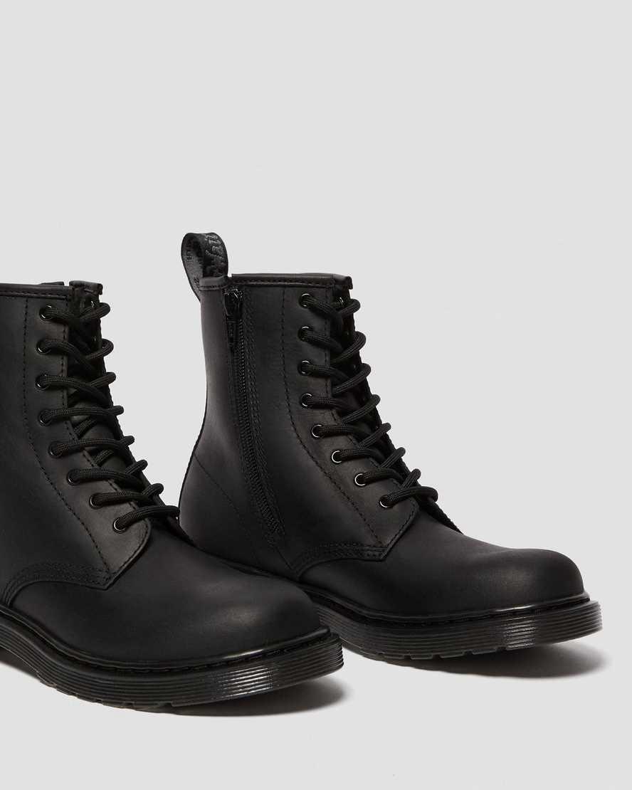 Dr Martens Youth 1460 Faux Fur Astar Çocuk Bot Siyah  Türkiye |  76532-WBLO