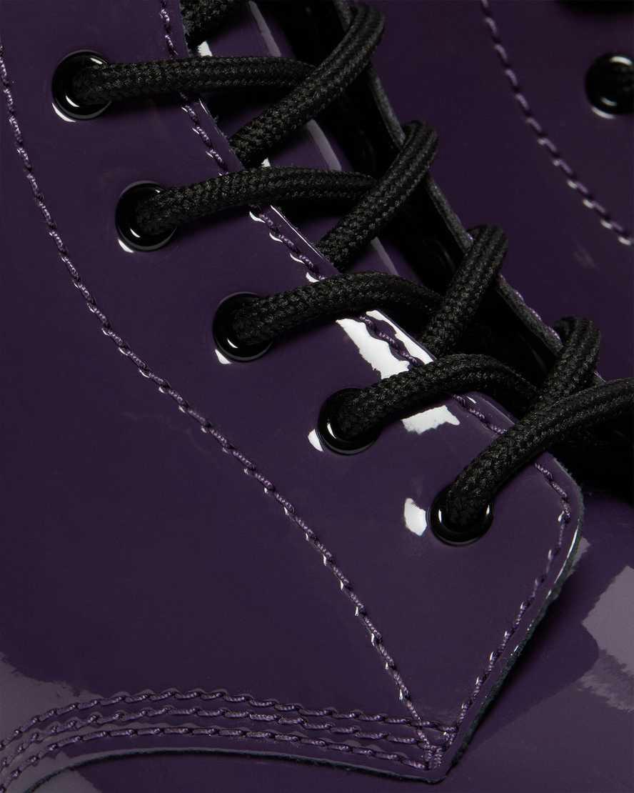 Dr Martens Youth 1460 Rugan Deri Çocuk Bağcıklı Bot Blackcurrant Lamper  Türkiye |  04825-SECV