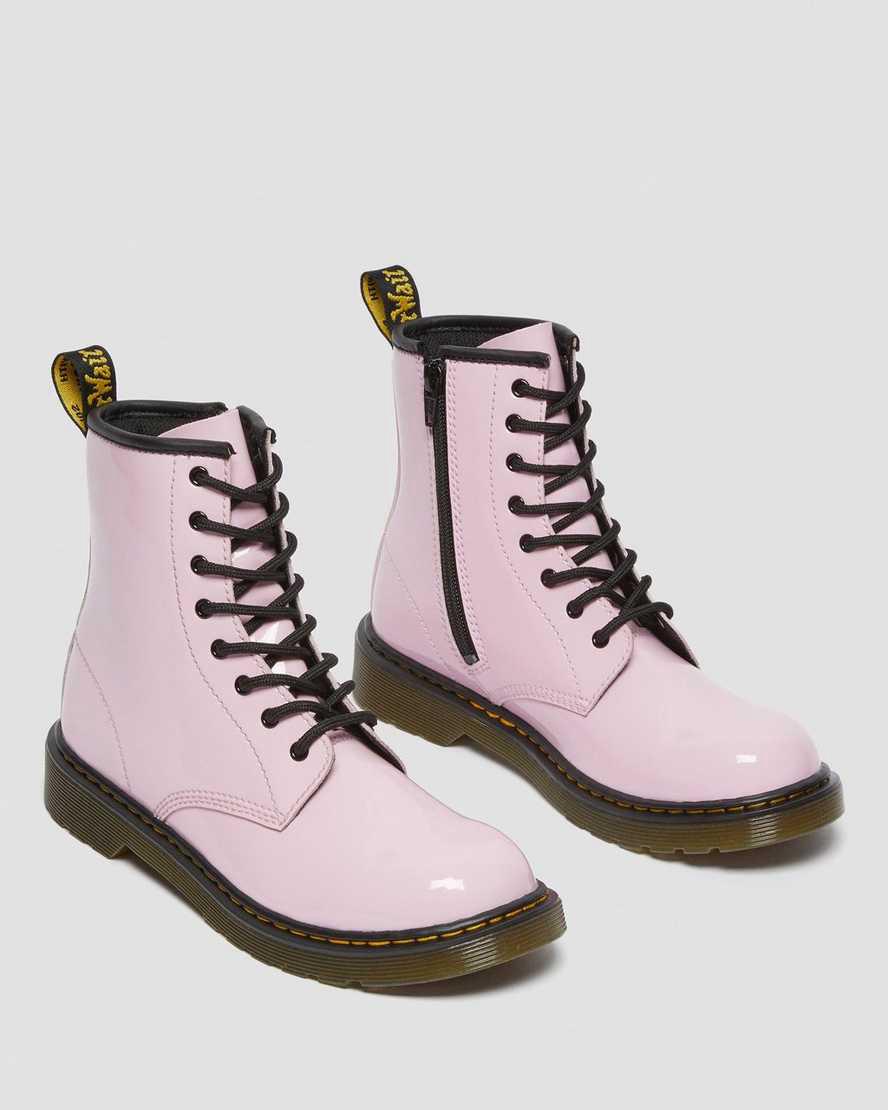 Dr Martens Youth 1460 Rugan Deri Çocuk Bağcıklı Bot Pembe  Türkiye |  68074-QZFJ