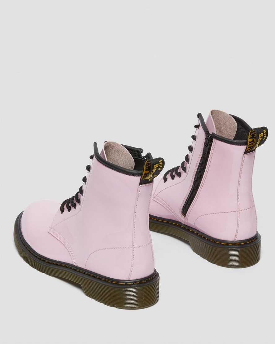Dr Martens Youth 1460 Rugan Deri Çocuk Bağcıklı Bot Pembe  Türkiye |  68074-QZFJ