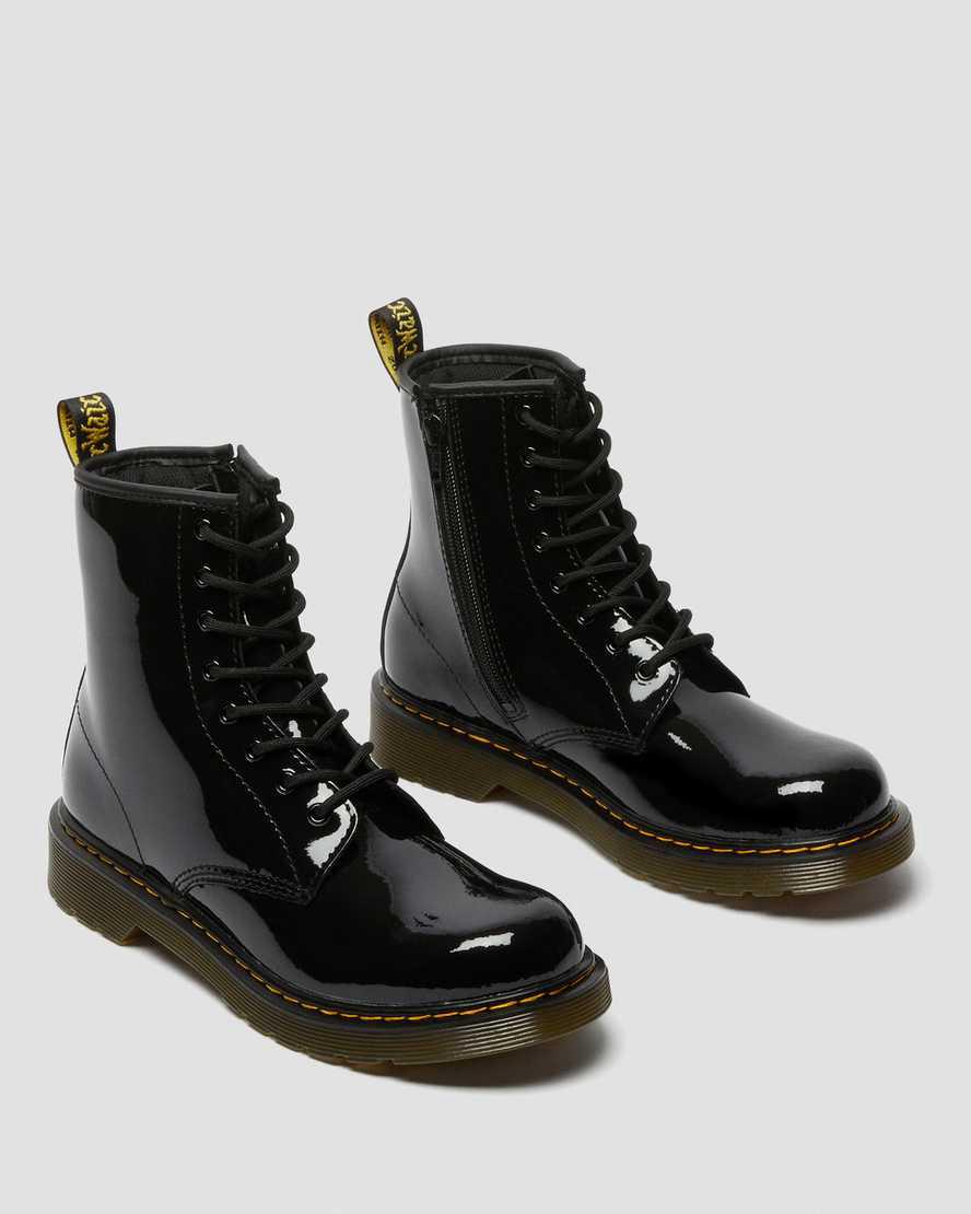 Dr Martens Youth 1460 Rugan Deri Çocuk Bağcıklı Bot Siyah  Türkiye |  82954-WDPT