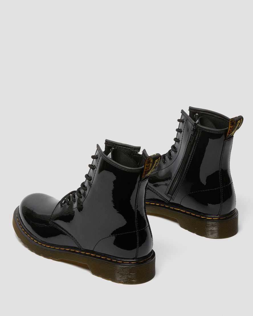 Dr Martens Youth 1460 Rugan Deri Çocuk Bağcıklı Bot Siyah  Türkiye |  82954-WDPT