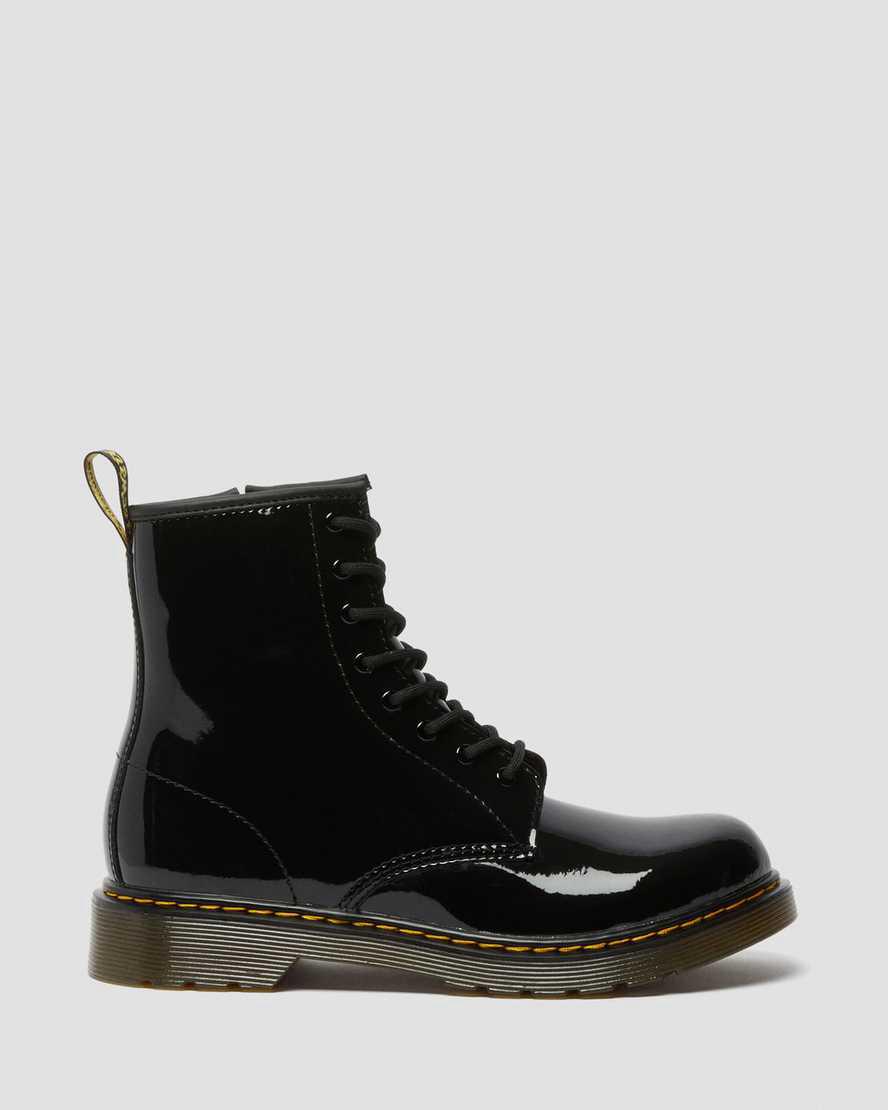 Dr Martens Youth 1460 Rugan Deri Çocuk Bağcıklı Bot Siyah  Türkiye |  82954-WDPT