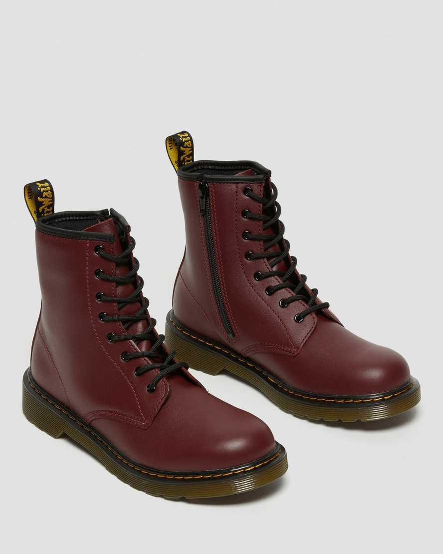 Dr Martens Youth 1460 Softy T Deri Çocuk Bağcıklı Bot Kırmızı  Türkiye |  45683-KGRT