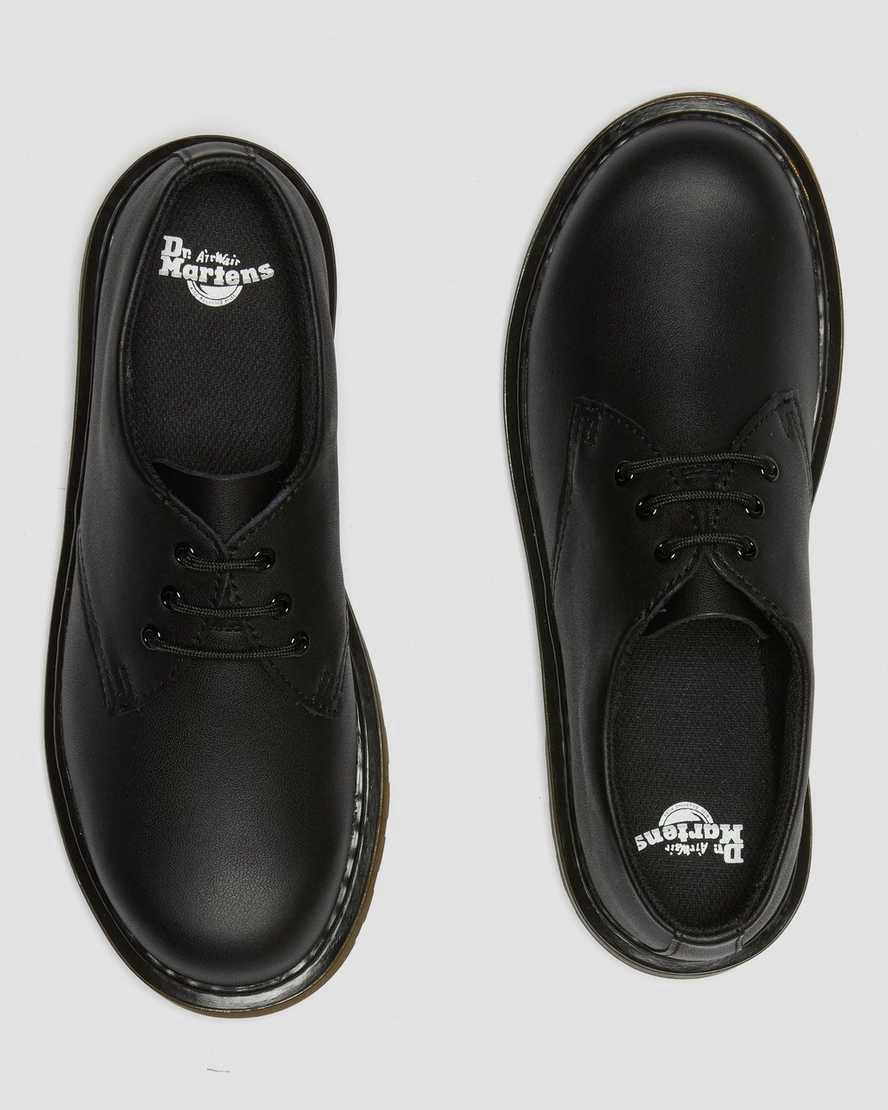 Dr Martens Youth 1461 Softy T Deri Çocuk Ayakkabı Siyah  Türkiye |  27805-BYZU