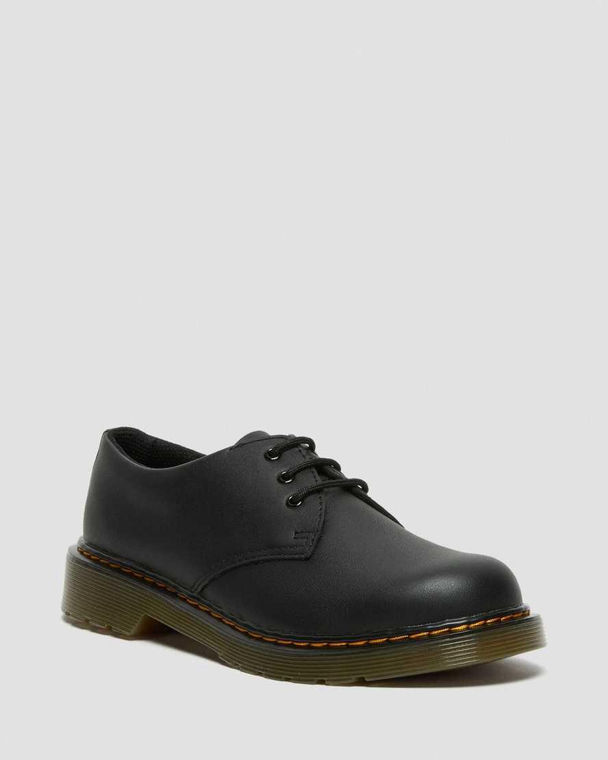 Dr Martens Youth 1461 Softy T Deri Çocuk Ayakkabı Siyah  Türkiye |  27805-BYZU